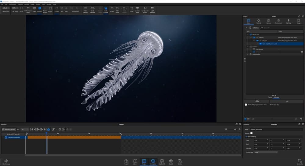 KeyShot 11 Features - Deformable Animation Import