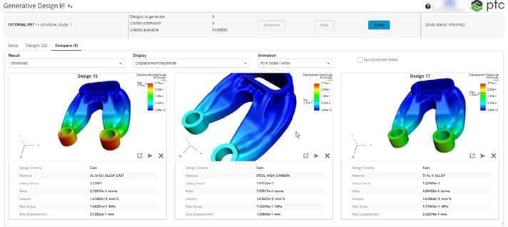 Creo Generative Design Software - Materials