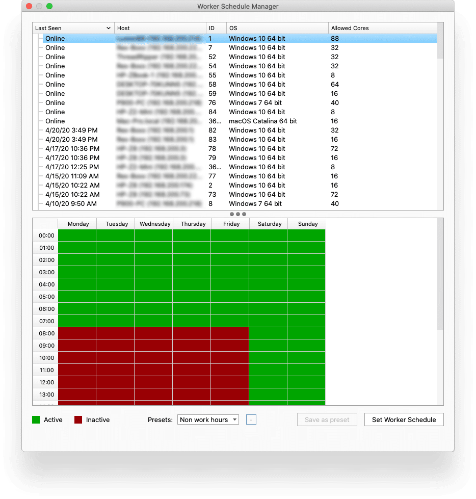KeyShot Network Rendering - Worker Management