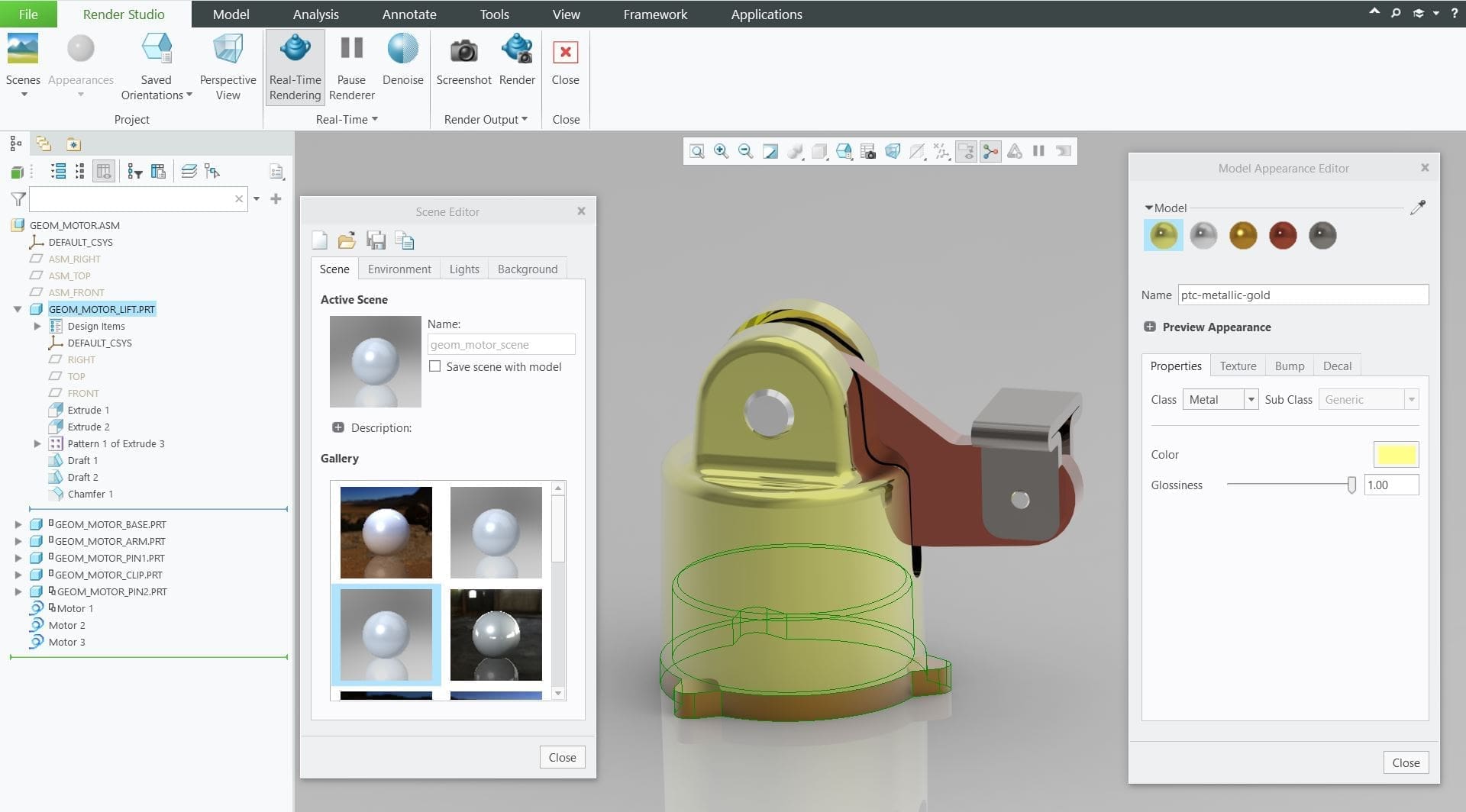 Creo Rendering | TriStar PLM Solutions Creo Rendering