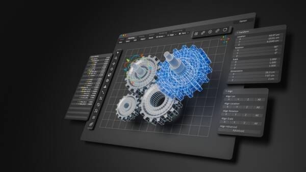 Engineering Designer Design 3d Cad Software Program Industrial Engine Model